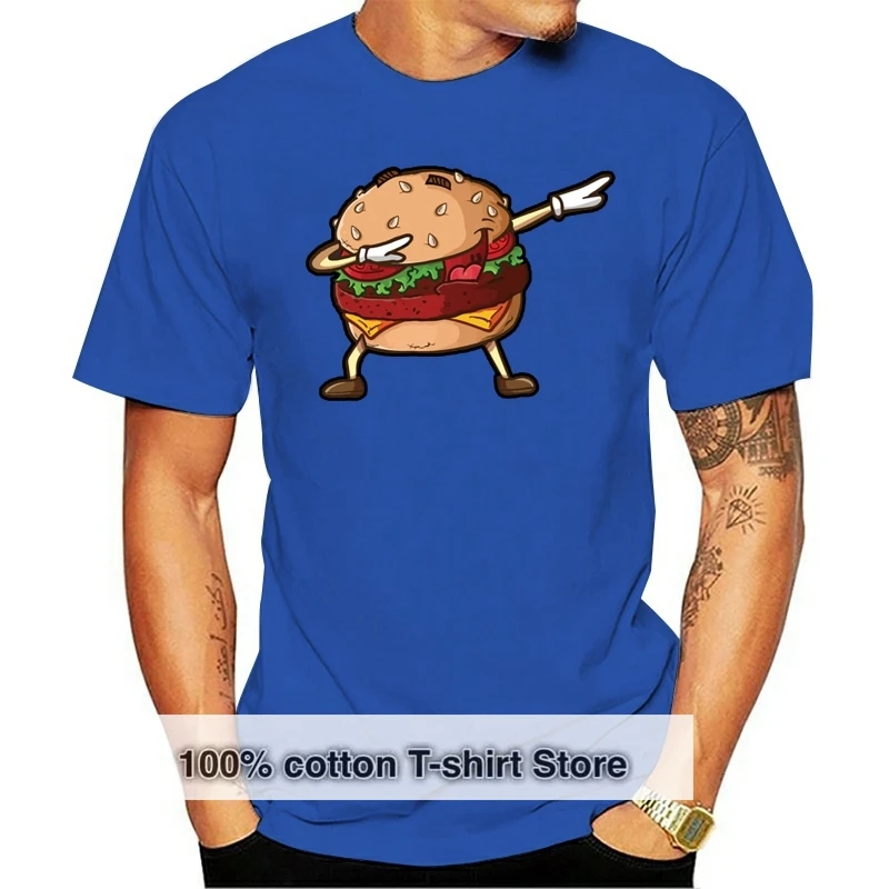 Cheeseburger Dab Pose Dabbing Dance National Burger Day Pun T-Shirt New Unisex Funny Tops Tee Shirt