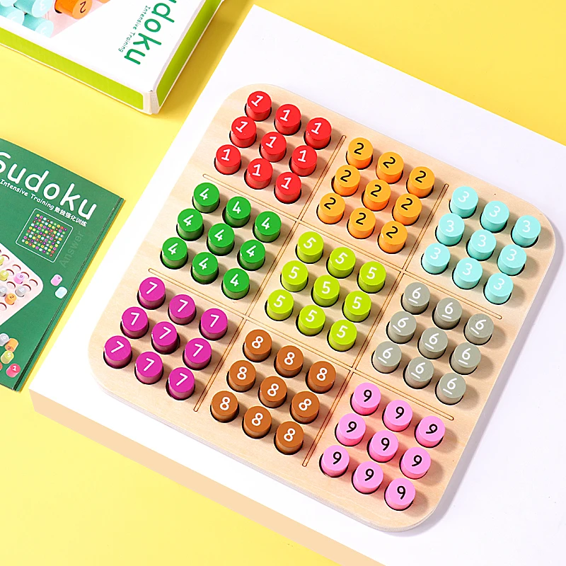 

WEMMICKS, Детские шахматы судоку, деревянная настольная игра, обучение мозгу, познавательные развивающие интеллектуальные игрушки
