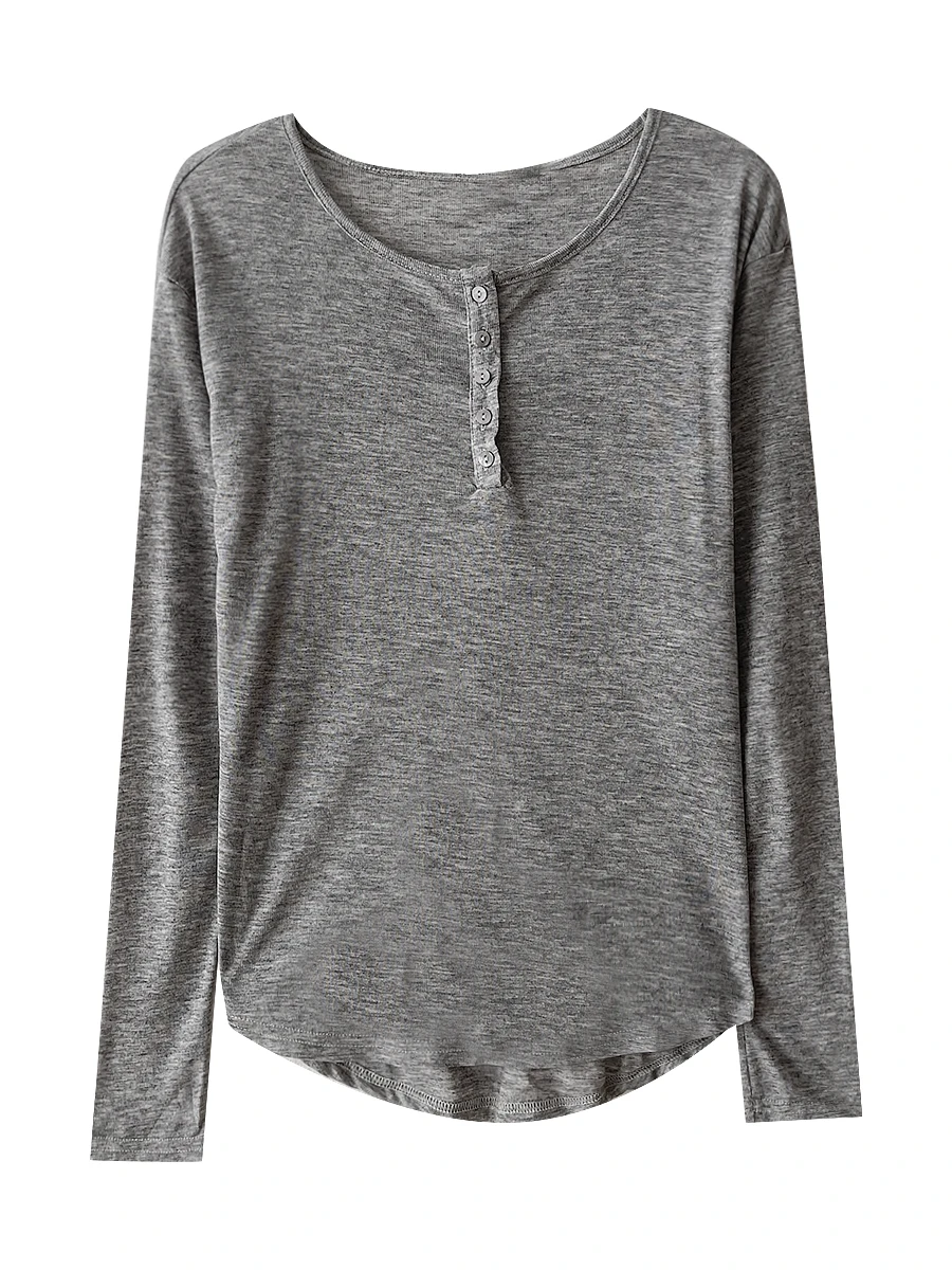 Ренес Смысл релаксации! Осень 2024 микропрозрачная ткань/элегантная простая серая