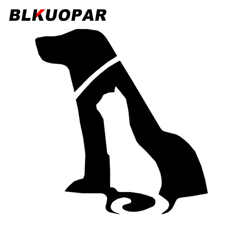 

BLKUOPAR кошка собака контур смешные наклейки для автомобиля JDM аниме креативная наклейка водонепроницаемый мотоцикл Ноутбук Графика автомоби...