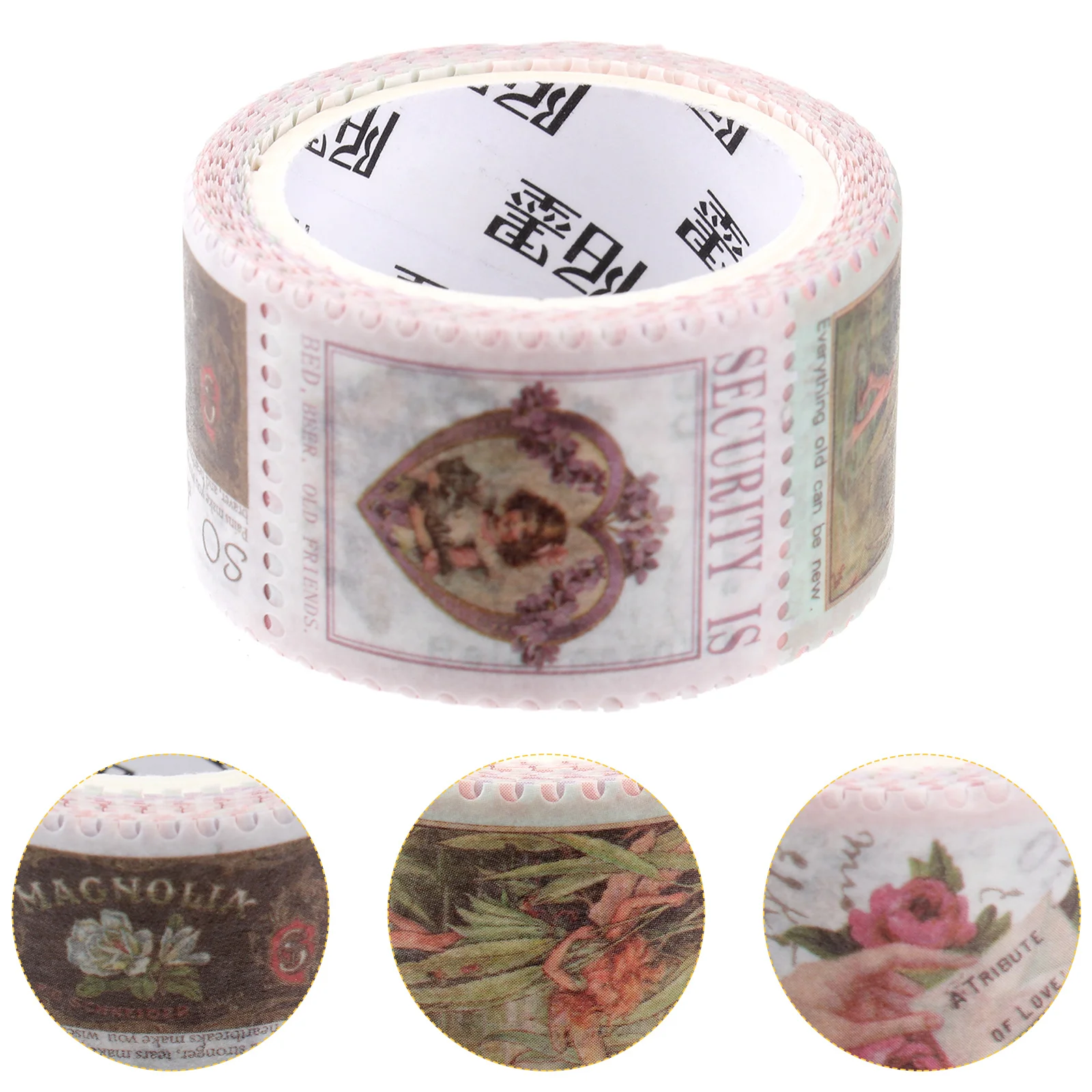 

1 Roll Scrapbook Journal Diary Stamp Decals DIY Craft Gift Decor Stickers