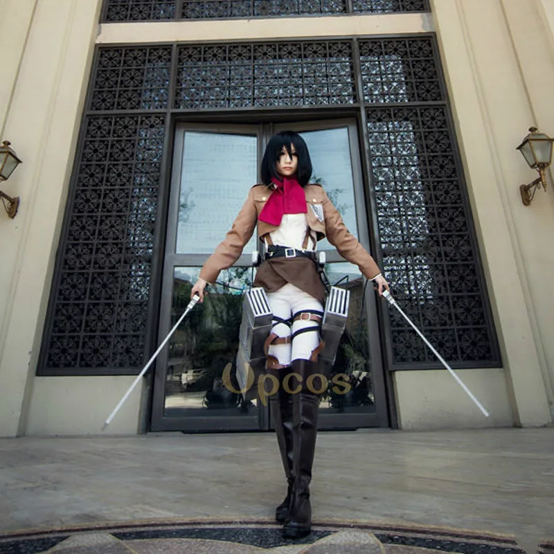 Косплей-костюм атака на Титанов для женщин костюмы Хэллоуин полный комплект