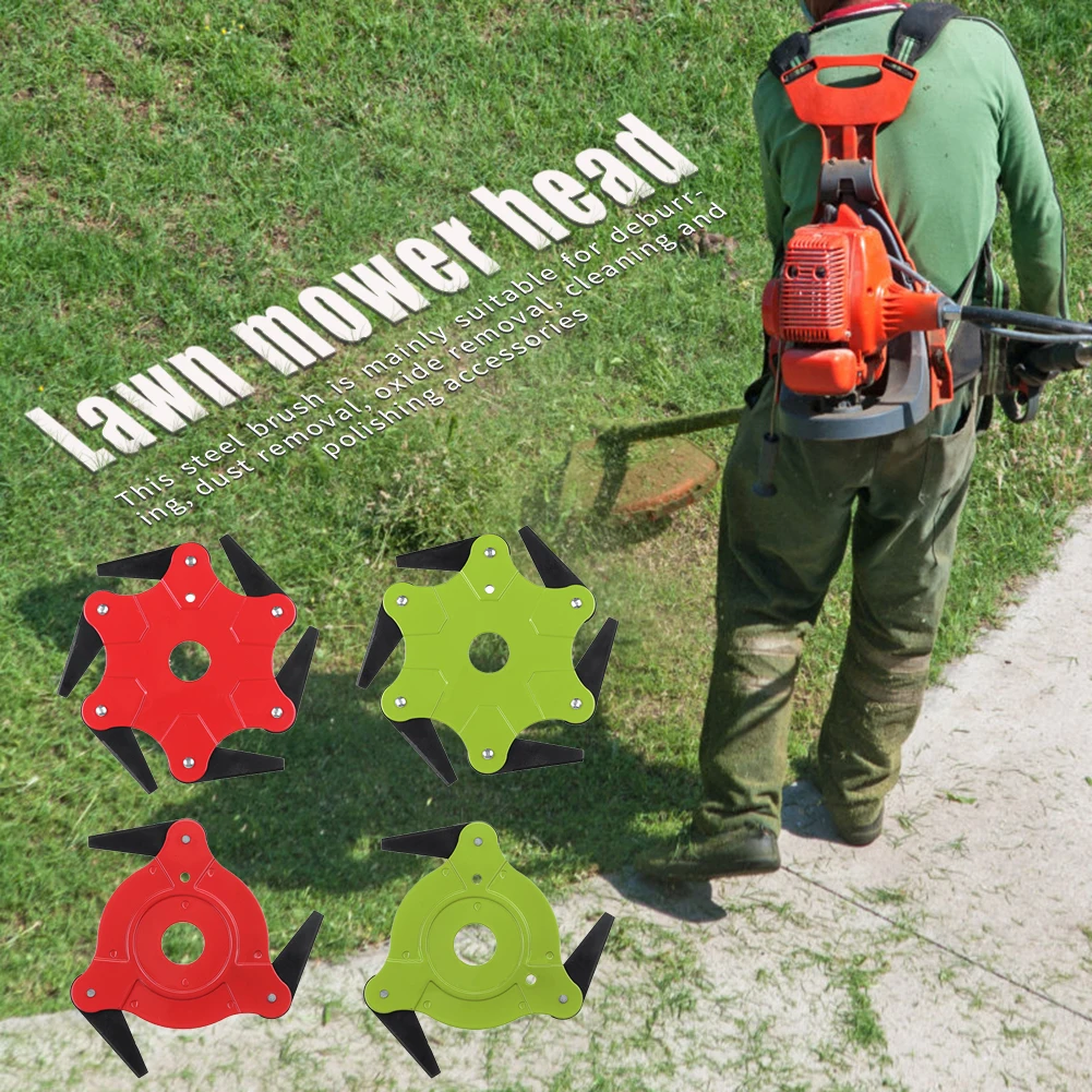 

65Mn Multi-functional Garden Grass Trimmer Practical Convenient Head Metal Blades Brush Cutter Blade for Lawn Mower