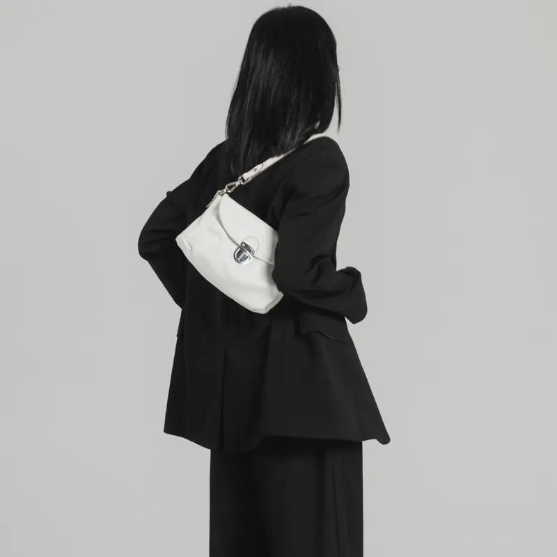 Миягава винтажная сумка через плечо из мягкой кожи с большой пряжкой модная