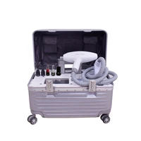 factory price portable 1064 532 pull rod type non invasive laser eyebrow washing q switched nd yag laser tattoo removal machine