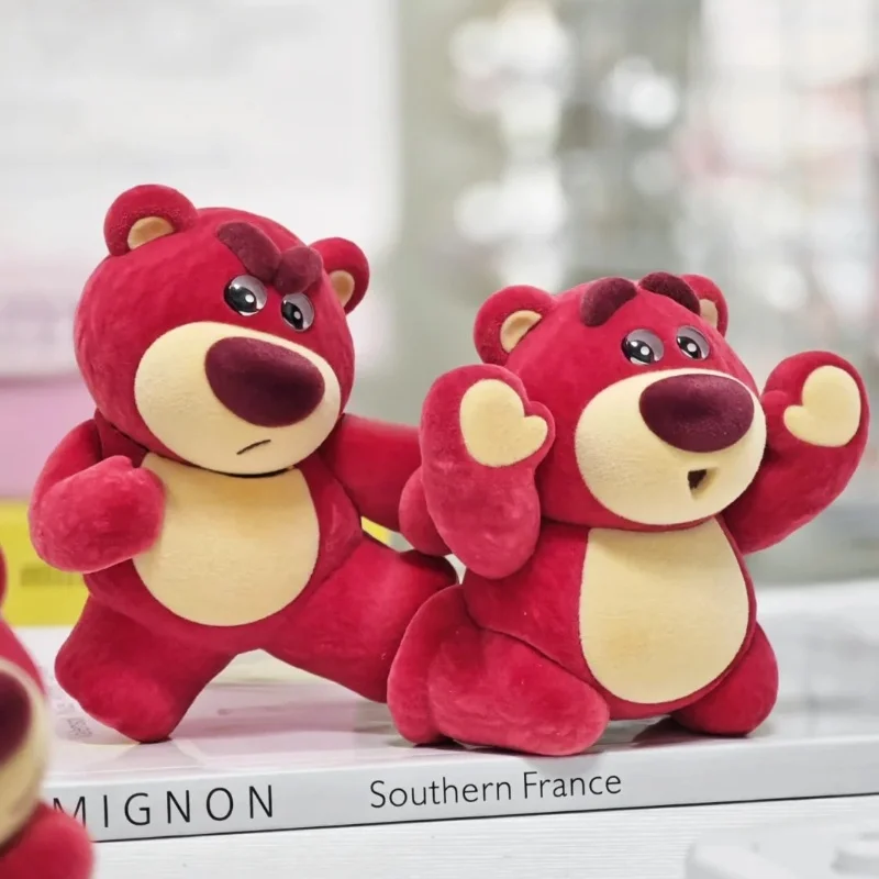 52toys Disney Lotso It's Me 2 клубничный Медвежонок второго поколения флокирующая Модель