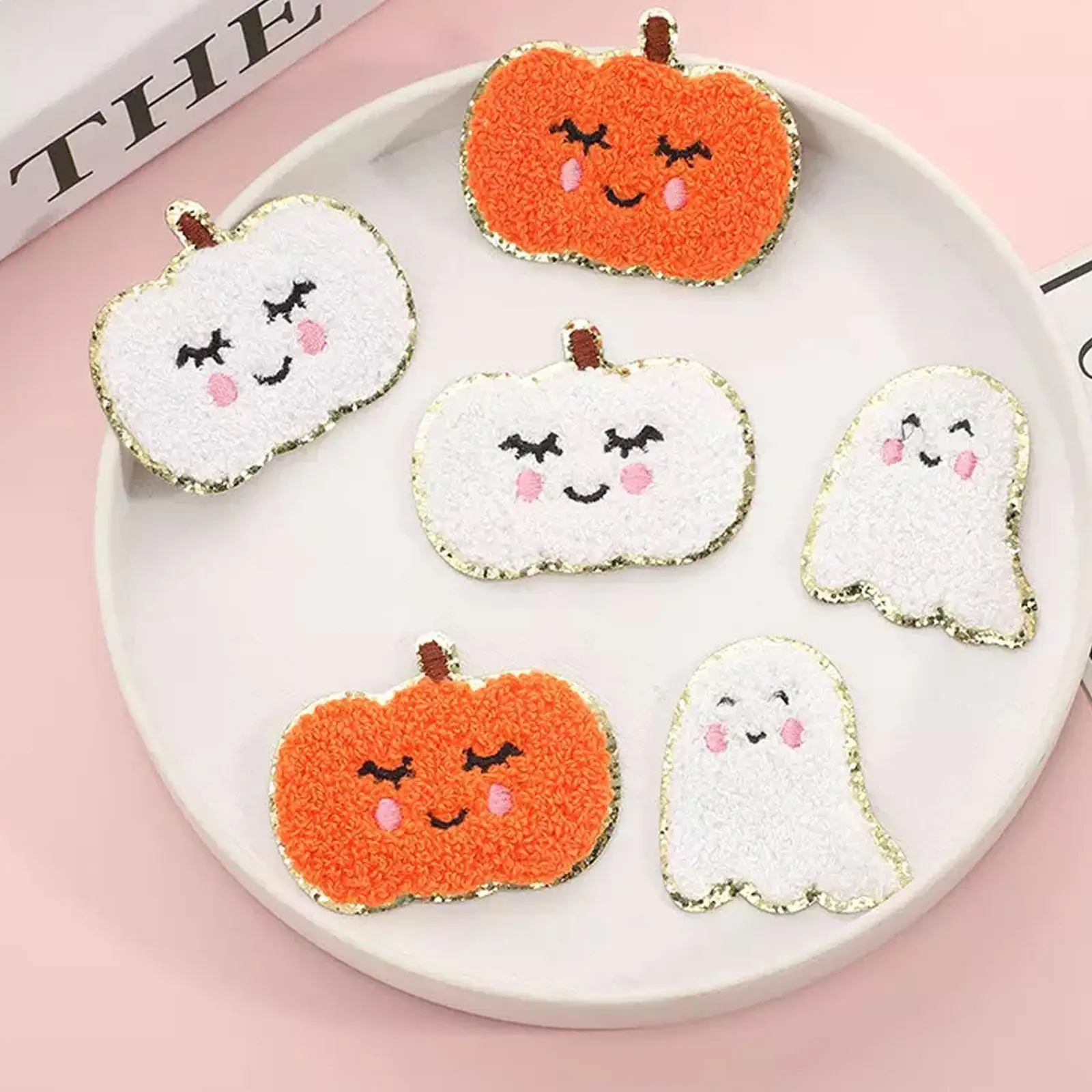 

Pumpkin Fairy Iron On Chenille Patches Embroidery Patch Applique For Clothes Dress Hat Bag Jeans Sewing Applique Diy Access D1c1