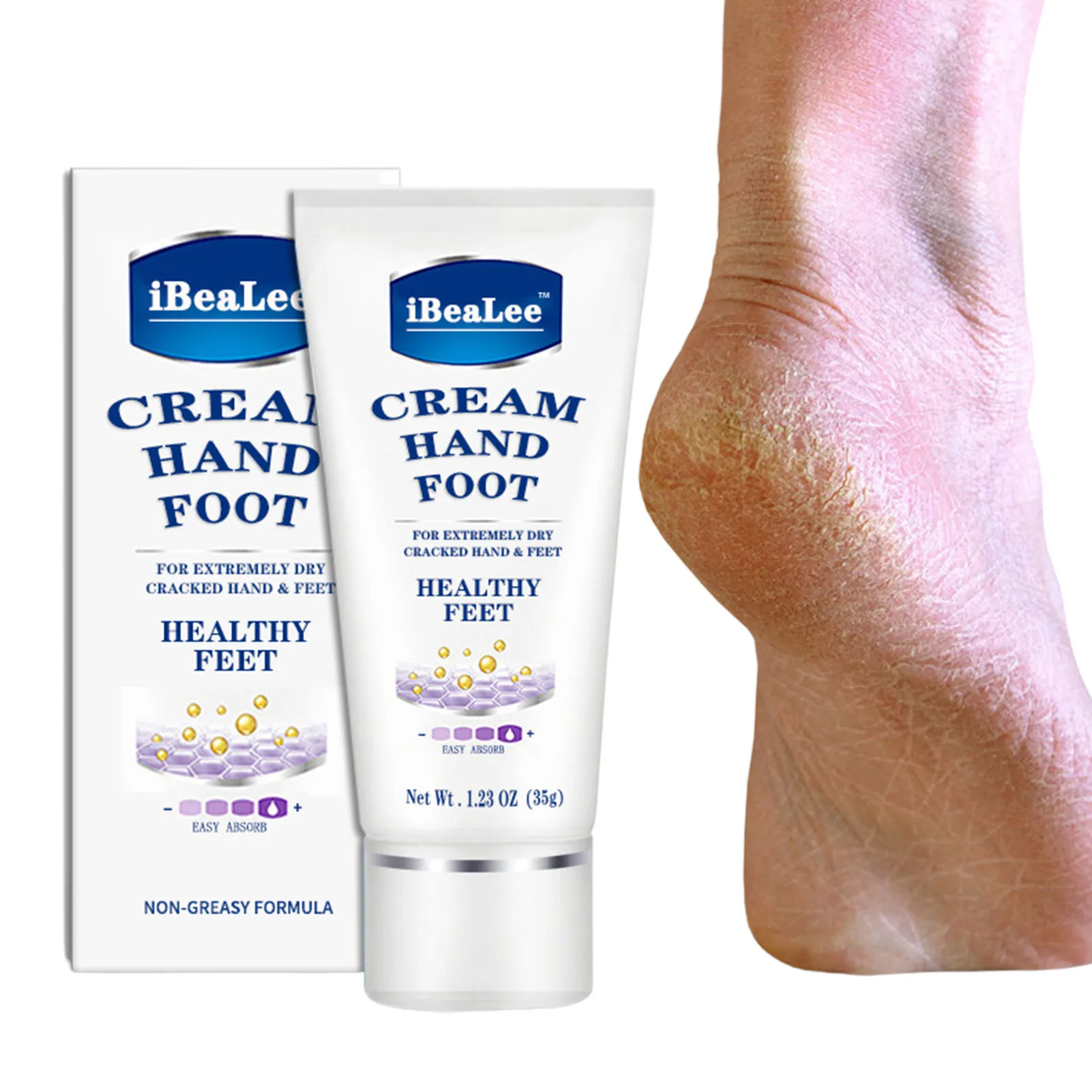 

Увлажняющий крем для ног, крем против трещин и трещин, восстанавливающий крем для пятки, удаление омертвевшей кожи, маска для ухода за ногам...