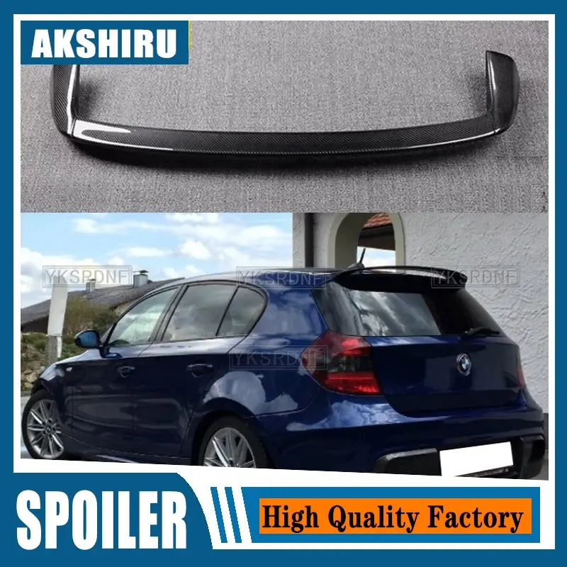 

E87 E81 задний спойлер на крышу переменного тока из углеродного волокна для хэтчбека BMW серий 1 2004-2011