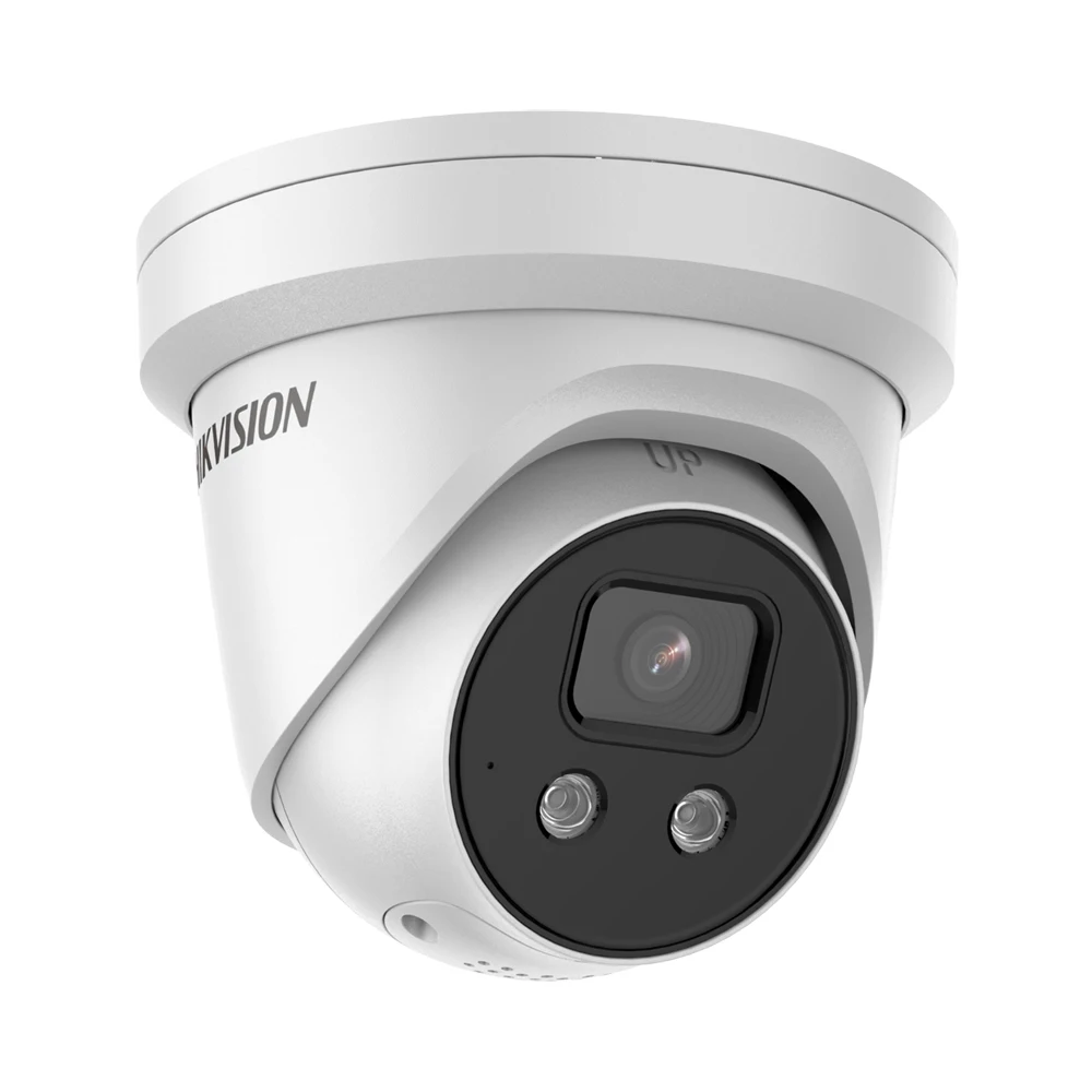 Дешево Оригинальный Hikvision DS-2CD2346G2-IU 4 МП POE WDR IR DarkFighter Встроенный микрофон DS-2CD2346G2-ISU/SL AcuSense сетевая револьверная IP-камера