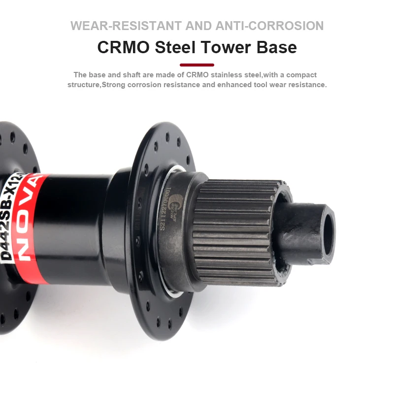 NOVATEC Micro Spline Hub 32 Отверстия MTB MS Кубы мост усиление 12 Скоростей горный велосипед