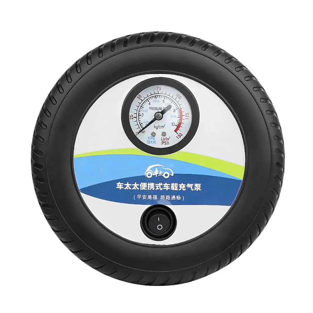 

150PSI DC 12V Portable Electric Mini Tire Inflator Air Compressor Car