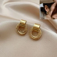 delysia king high quality geometric earrings 2021 new circle earrings