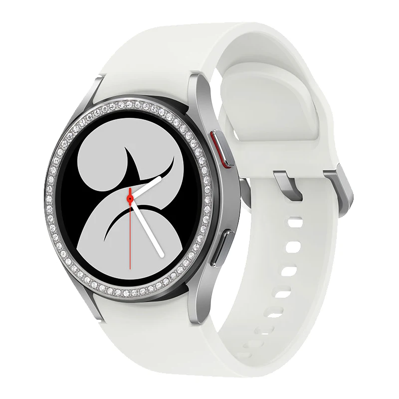 

Samsung Galaxy Watch4 Diamond Decorate Bezel For Watch 4 5 40mm 44mm Metal Bumper Protection Cover Case Ring Accessories
