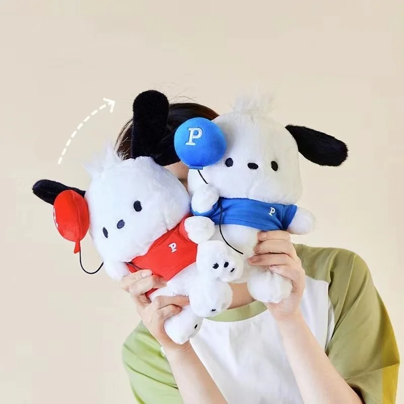 Фото Плюшевая игрушка Pachacco Blue Top Take The Balloon, большой размер 50 см, мультяшный персонаж, украшение для дома, подарок на новоселье, подарок для друга №4