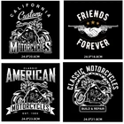 Мотоциклетные патчи в стиле панк с надписью для одежды, виниловые термотрансферные наклейки для футболок, индивидуальные нашивки, Топы T