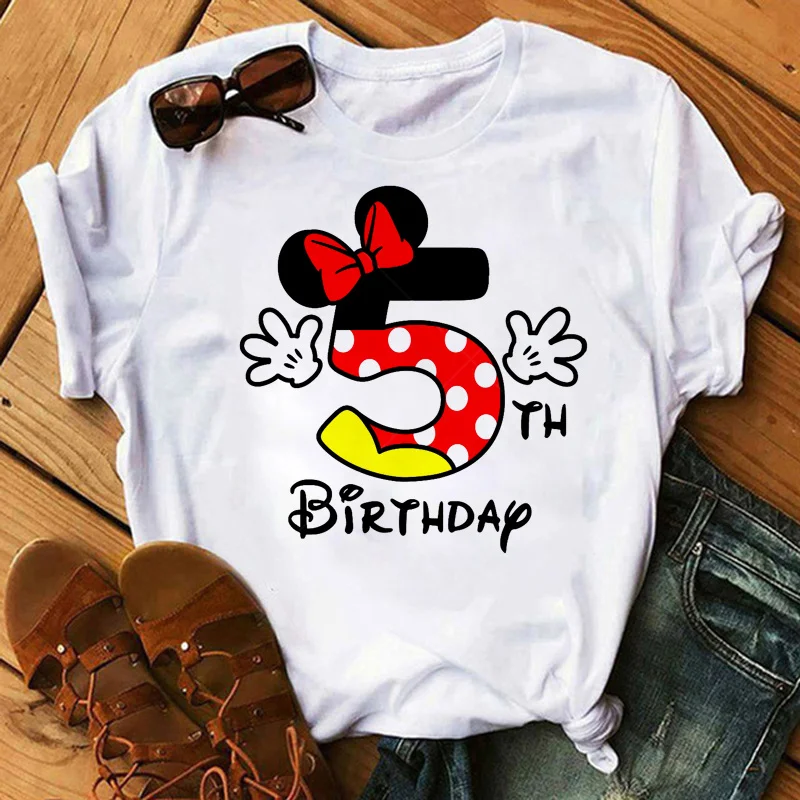 Детская футболка с принтом Микки Маус на возраст 1-5 лет |