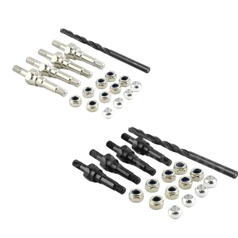 

Передние и задние универсальные ударные крепления из углеродистой стали, крепежные винты для ARRMA 1/8 KRATON 6S TYPHON OUTCAST 1/7 1/10 RC Car