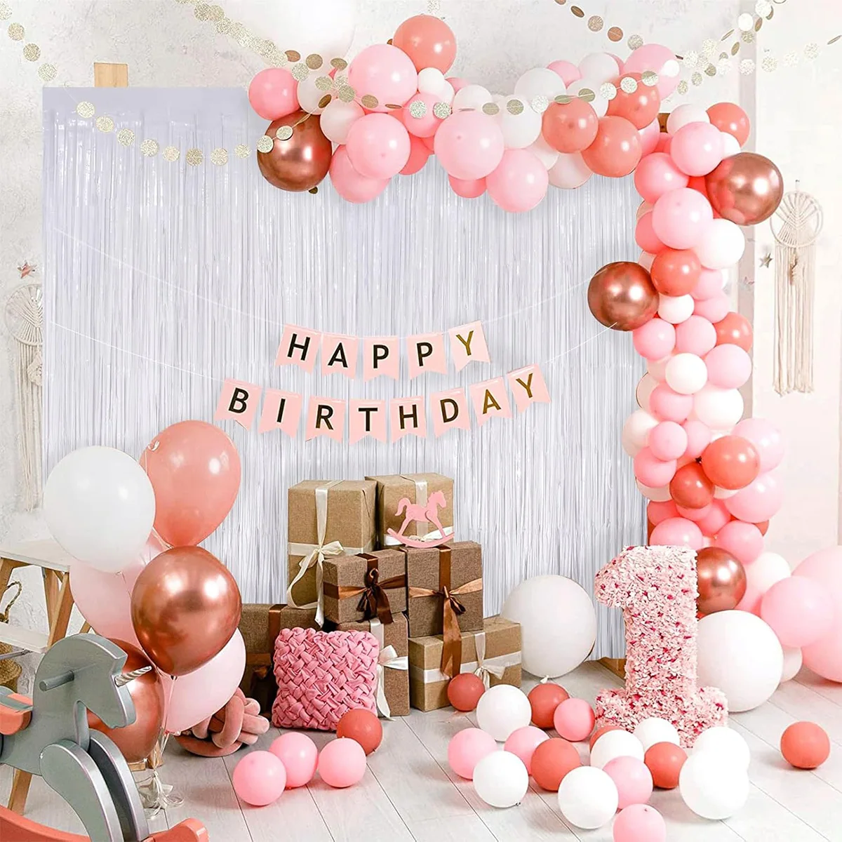 Шторка из пластика QIFU для вечеринки