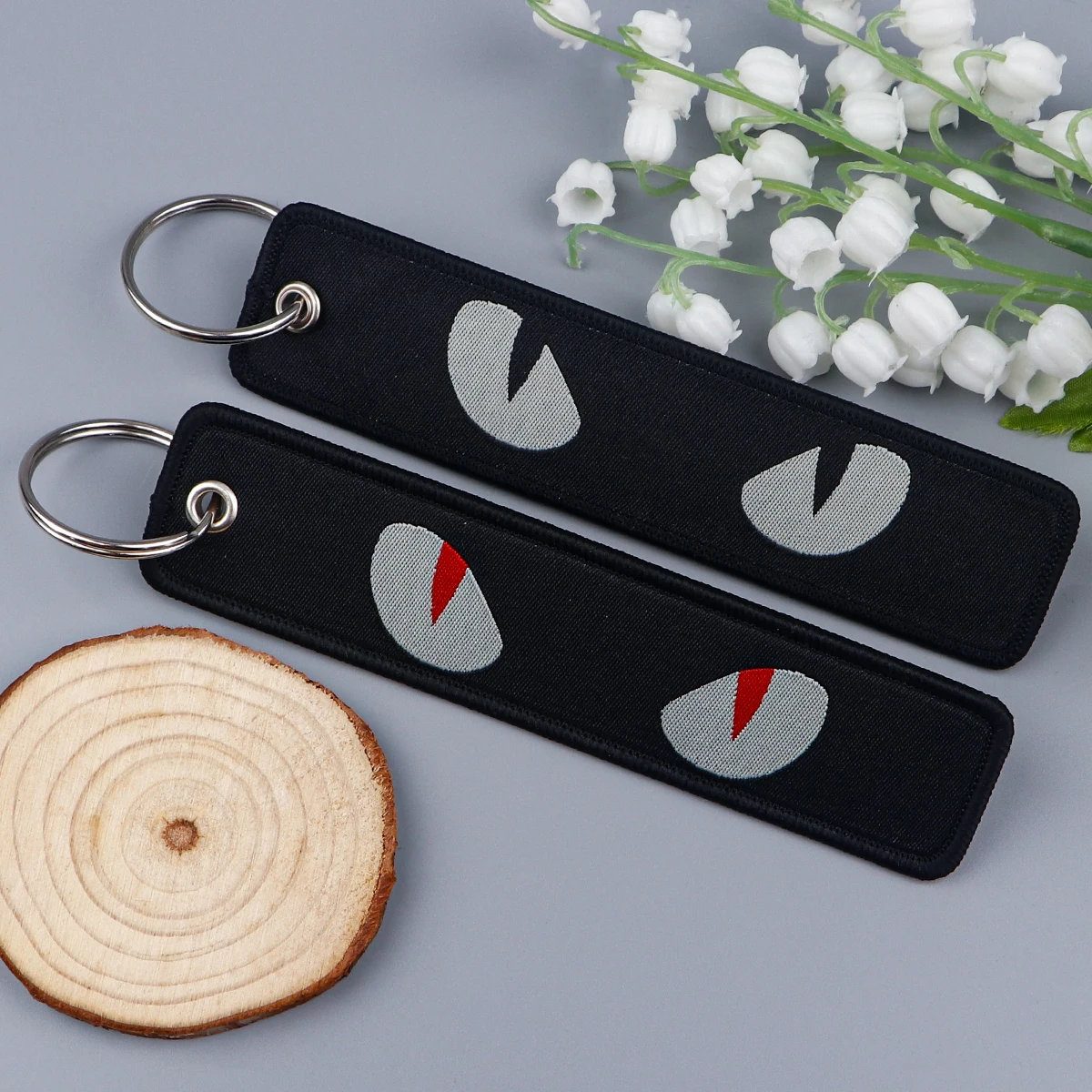 Брелок с черным котом для автомобилей рюкзак держатели ключей модные брелоки