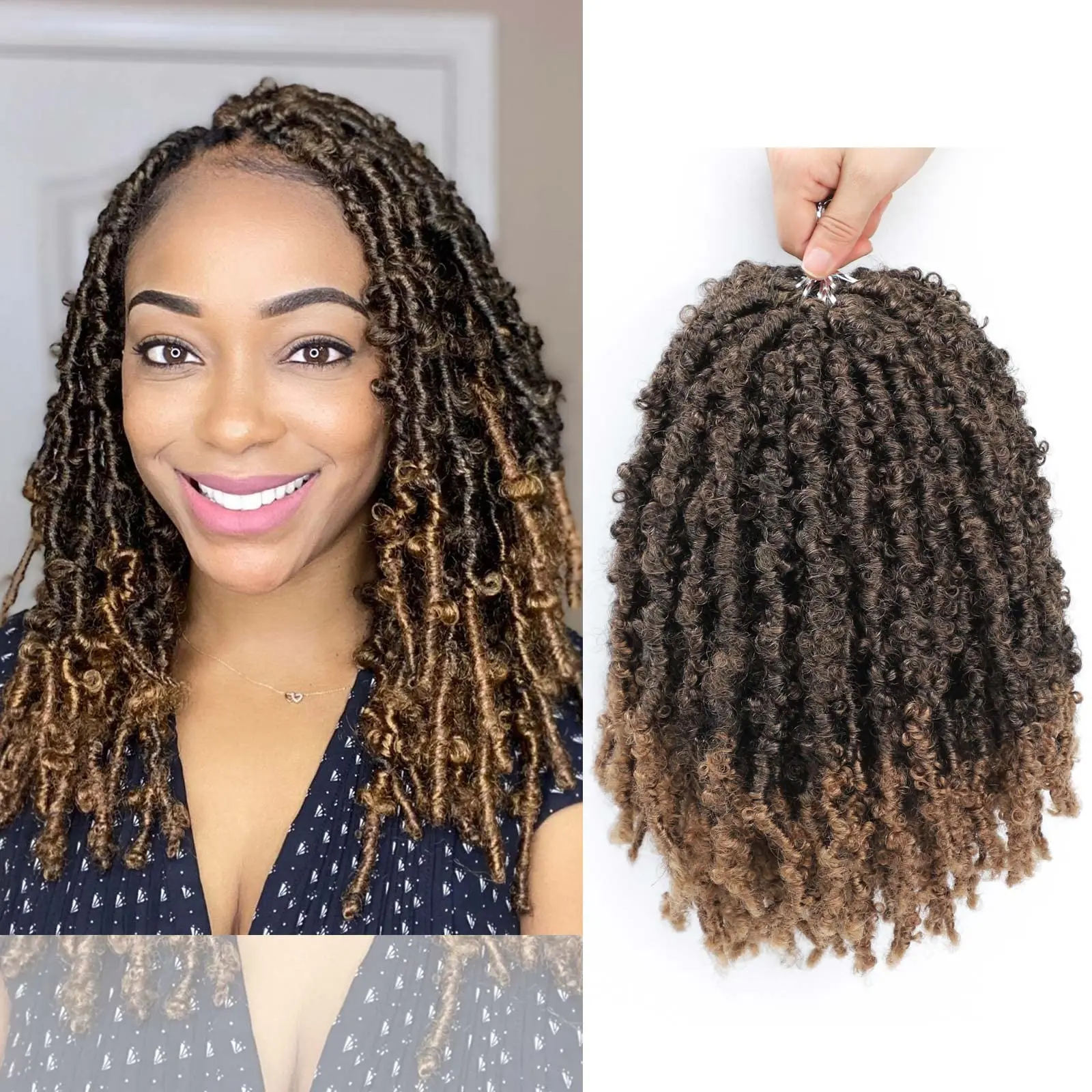 Волосы для вязания крючком Butterfly Locs