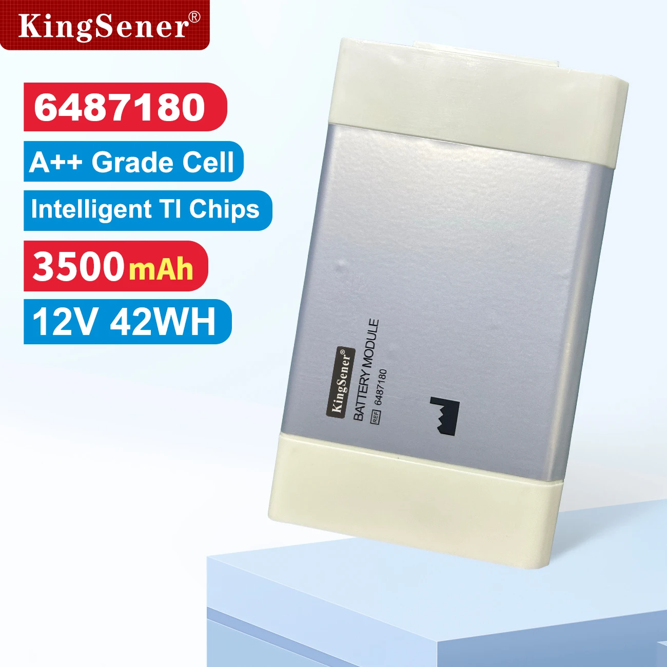 KingSener 6487180 Сменный аккумулятор для вентилятора серии MAQUET SERVO-I SERVO-S 12 В 3500 мАч/42 Втч