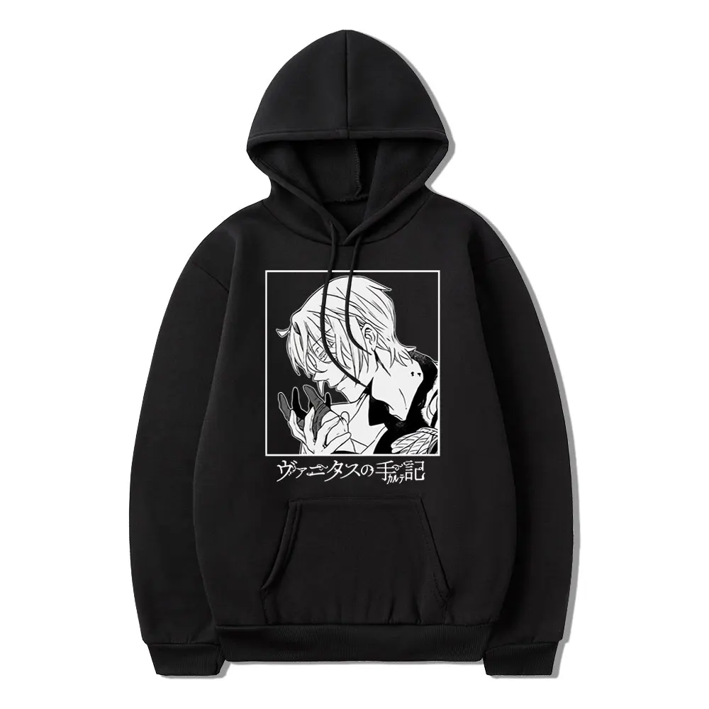 

Новинка 2022, худи в стиле аниме «Исследование ванитас» с японским принтом манги, зимние популярные повседневные мужские толстовки большого размера