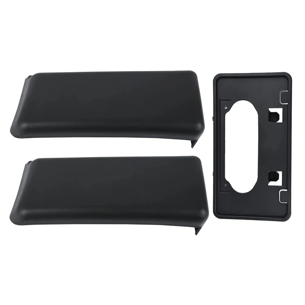 

Car License Plate For 2009-2014 Ford F150 Easy Installation Durable Auto Parts Black Body Protection 1 Set Front Bumper Guard