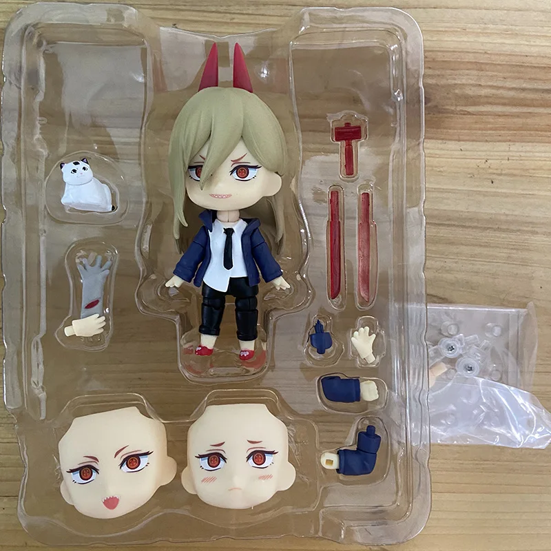 Фигурка человека с Бензопилой Nendoroid Denji Anime PVC 10 см #1560 #1580 QVer. Фигурка Коллекционная модель игрушки кукла рождественский подарок (art.: 3920bc163ec22) - 3920bc163ec22