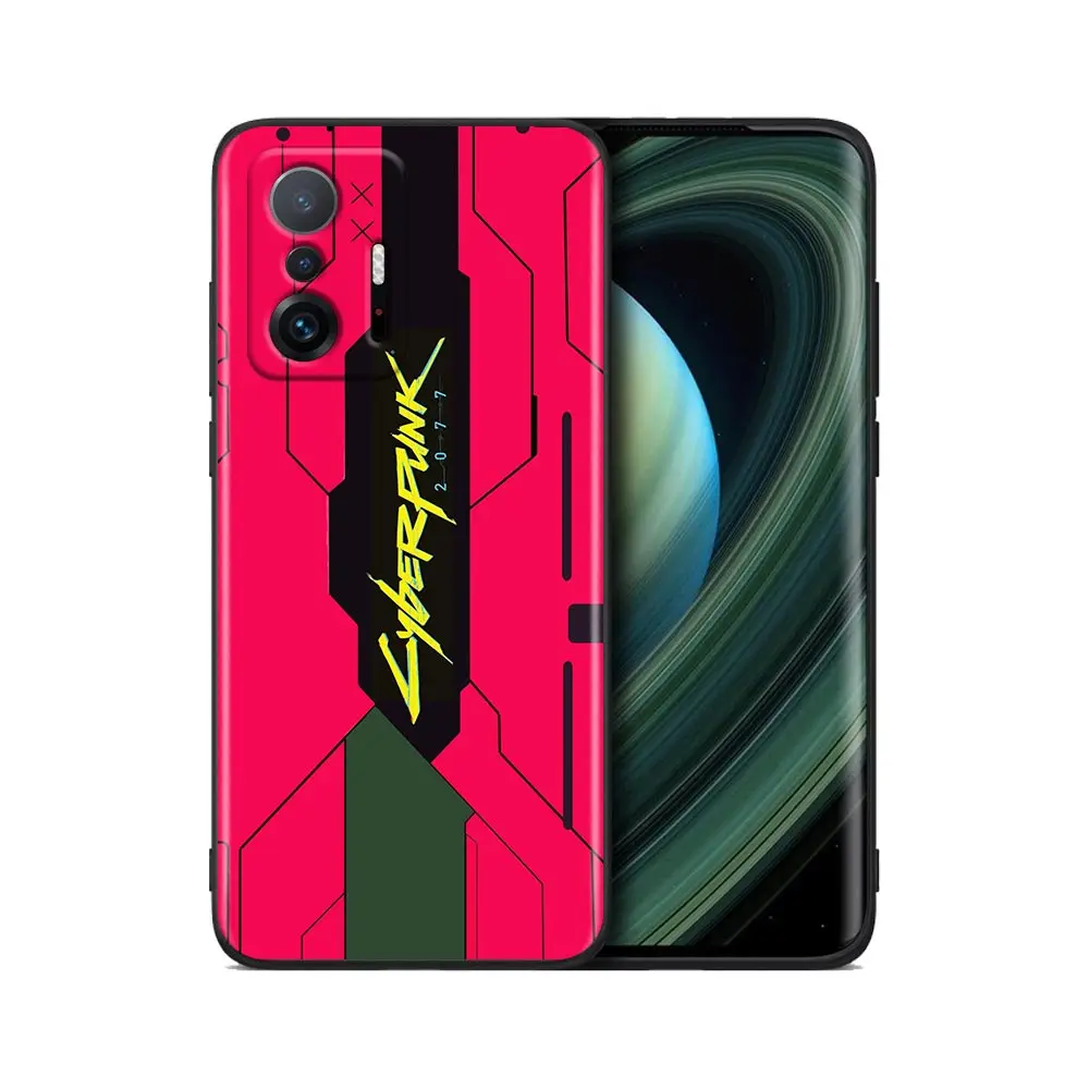 net game c cyberpunkes phone case for xiaomi mi 11i 12 12x 11 11x 11t poco x3 nfc m3 pro f3 gt m4 soft silicone case free global shipping