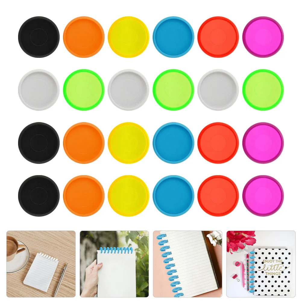 

88Pcs Notebook Binder Disc Planner Binding Discs Colorful Binder Buckles Planners Binding Buckle