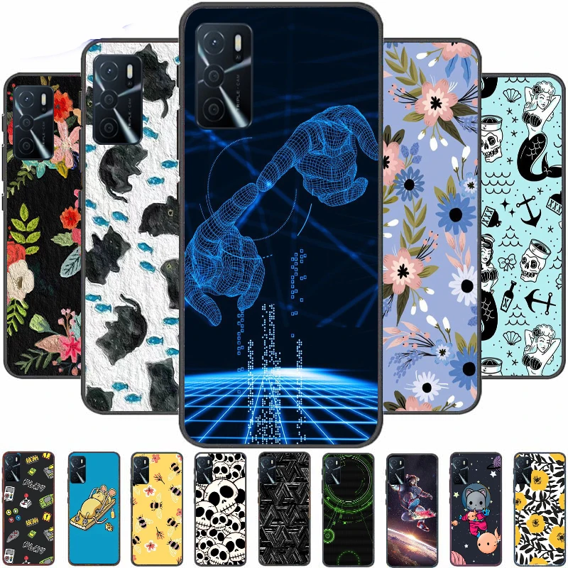 

Tpu For Oppo A54 Case Phone Cover Soft Silicone Back Cases for Oppo A54 4G Case CPH2239 Coques A54 5G A54S Bumpers