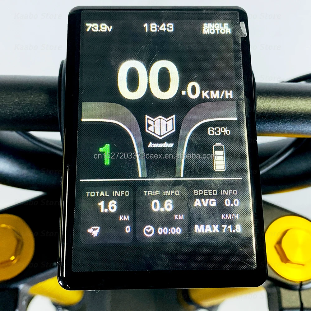 Новый стиль Kaabo Wolf Warrior King GT Pro TFT дисплей электрический скутер оригинальные
