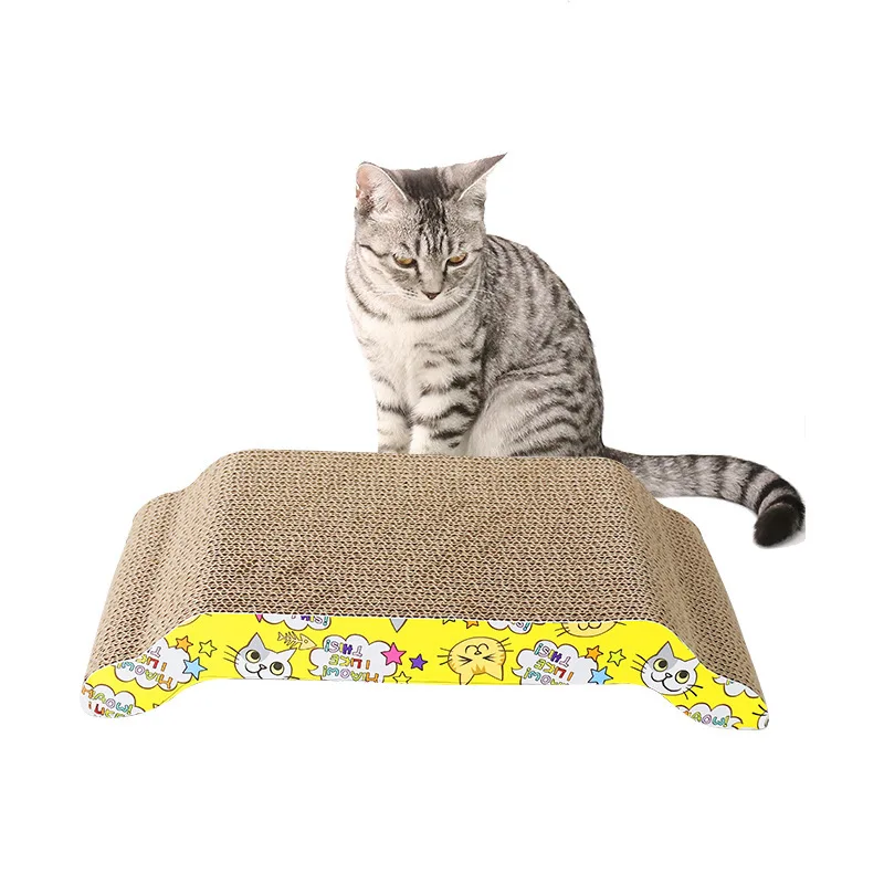

Cat Toys Cat Scratching Corrugated Board Grinding Claw Plate Climbing Frame Scraper Mat Cat Scratching Board Product Furniture