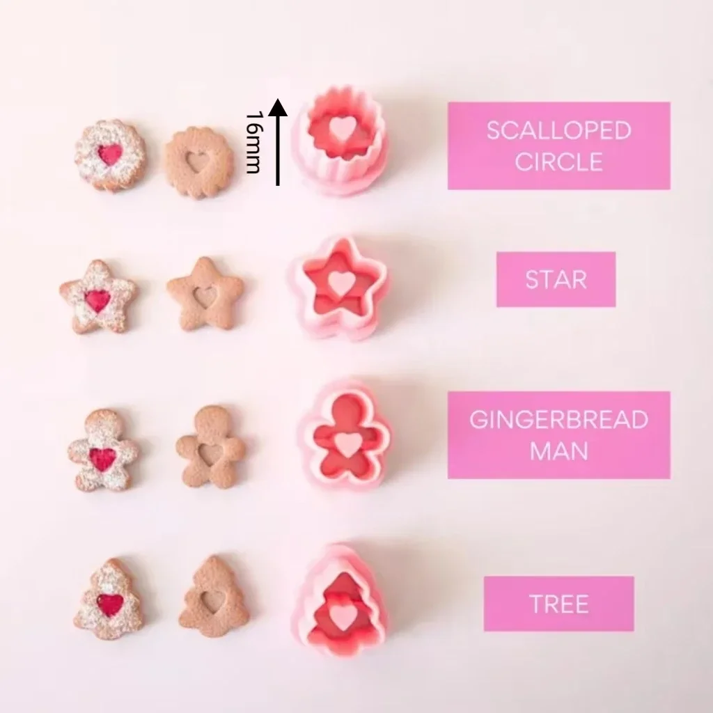 

Набор формочек для теста TINY CHRISTMAS COOKIES