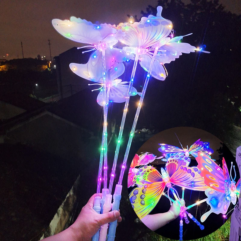 

1Pcs Light Stick Fluorescent Party Decor Fairy Magic Wand Happy Luminous Girl Birthday Party Supplies Let's Glow Kids Favor Gift