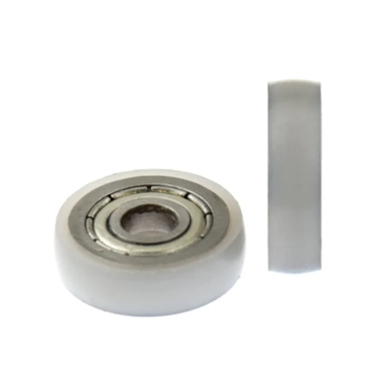 1 шт. 4x14 3x4 мм круглый сферический подшипник шкива с резиновым покрытием