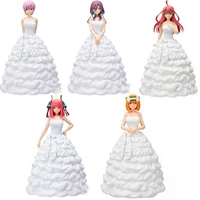 original the quintessential quintuplets nakano nino nakano miku wedding dress anime figures collectibles model toy anime gifts