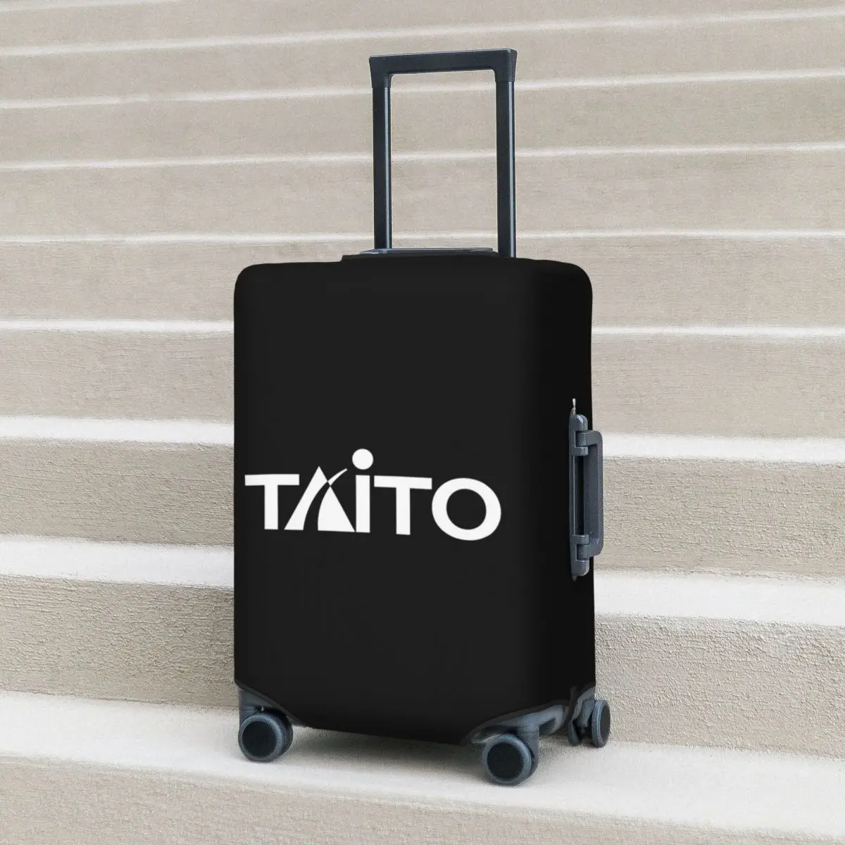 Фото Черный чехол Taito для чемодана Vewlix Arcad, защитные эластичные защитные чехлы для багажа для 18-32 дюймов №3