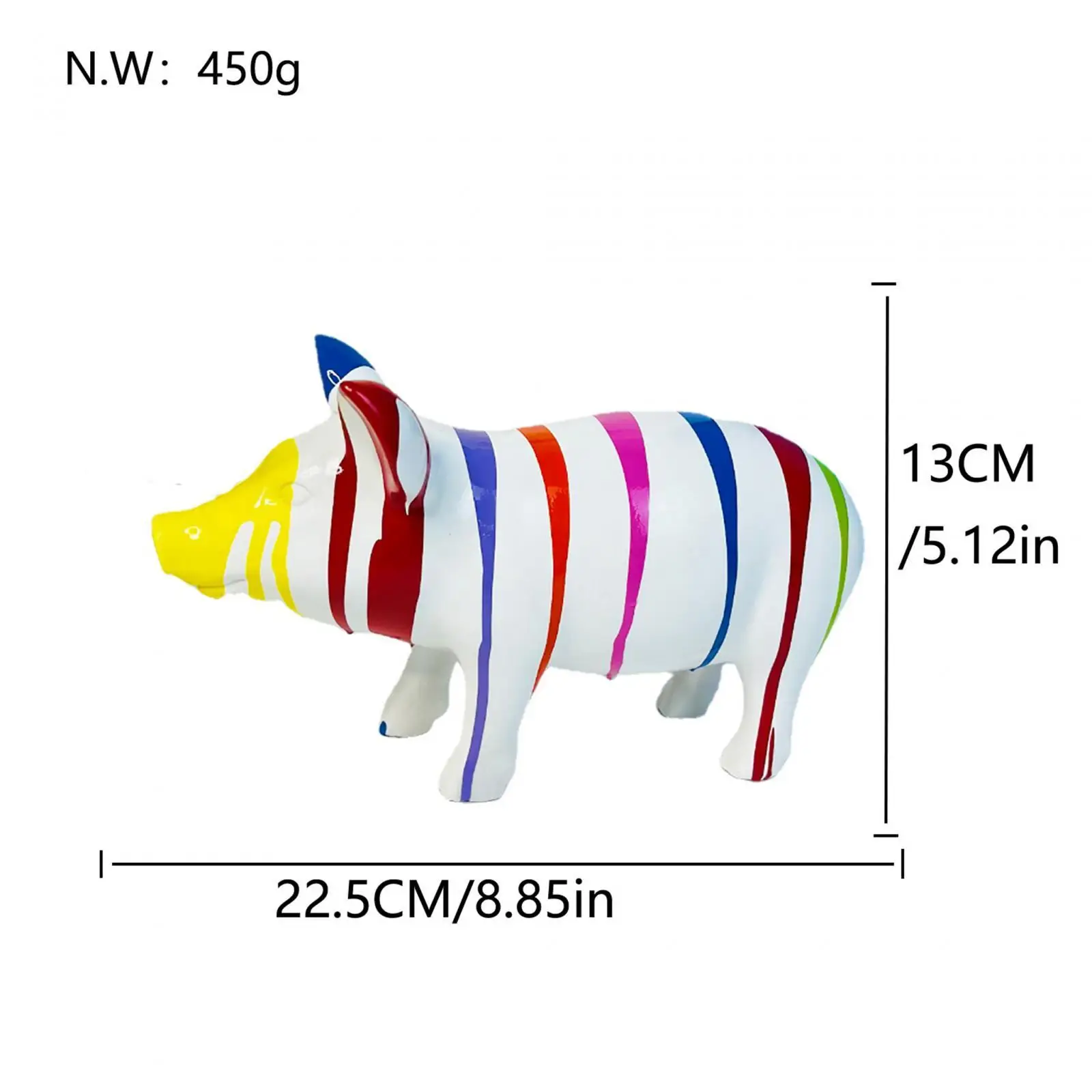 Статуя из свиньи милая креативная статуя в виде животного искусственной