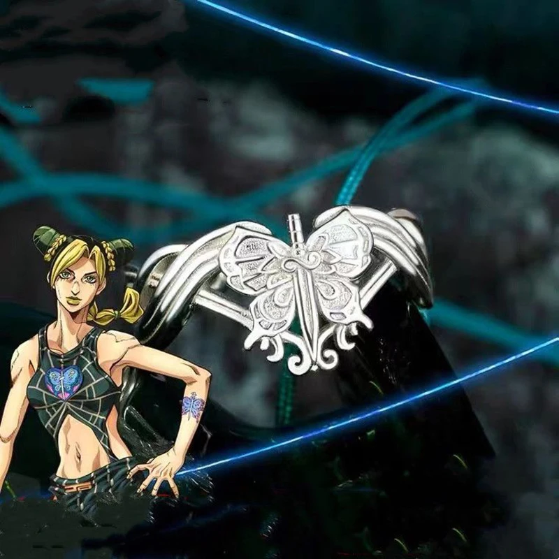 Кольцо с аниме «Невероятные приключения Джоджо», регулируемое кольцо в стиле унисекс, для косплея йолине куджэ из камня, океана, аксессуары, Подарочная бижутерия