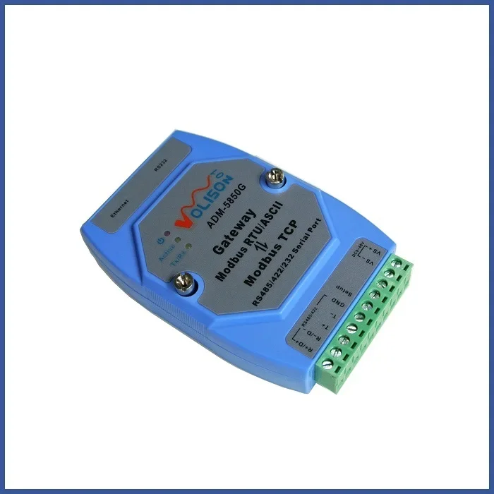 Промышленный шлюзовый сервер ADM-5850G Modbus MODBUS RTU/ASCII к TCP поддерживает
