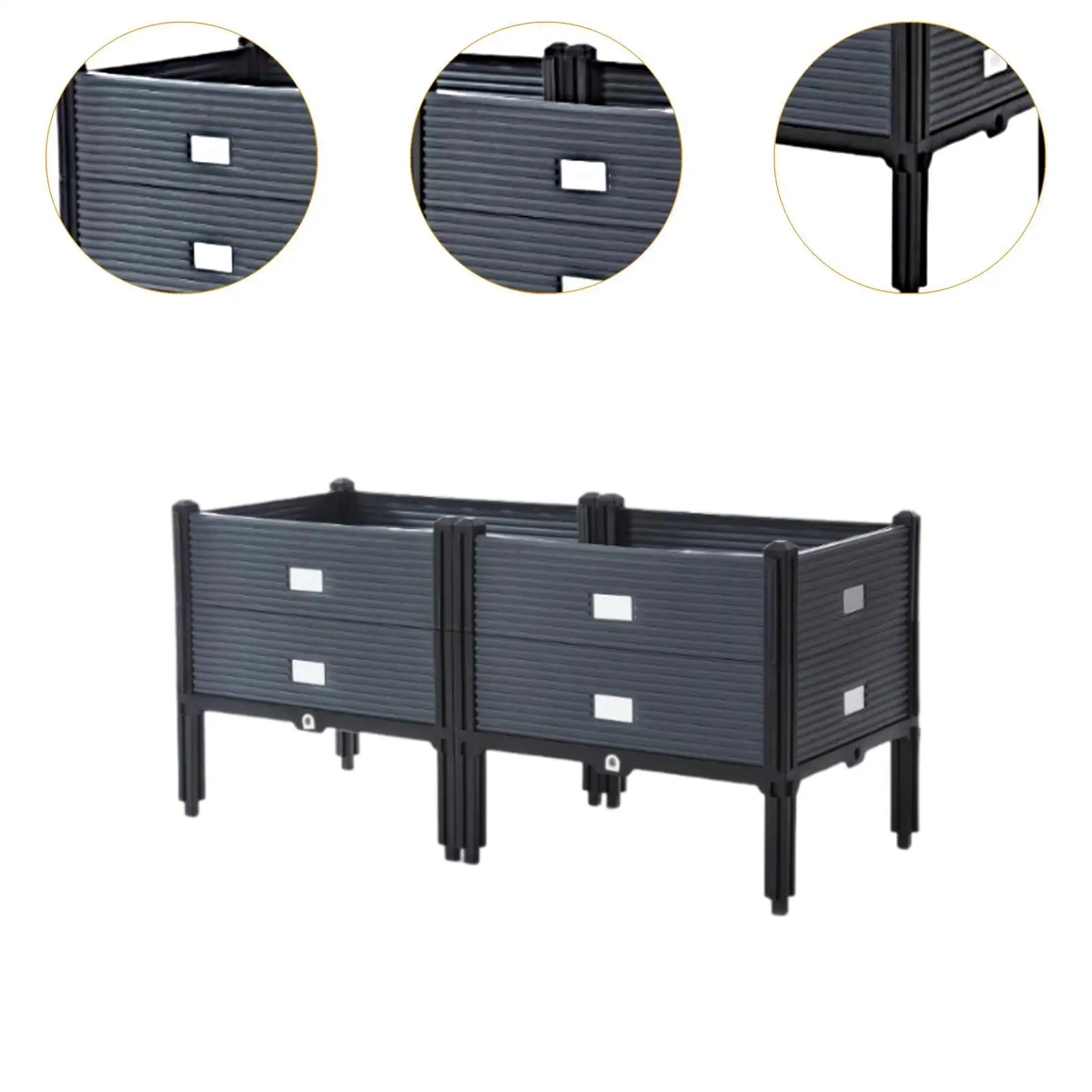 Приподнятая садовая кровать легко собирается домашний декор уличный комнатный