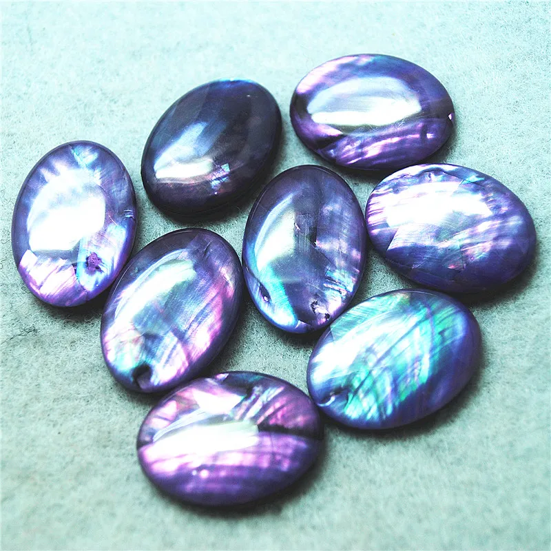 10 шт. бумажные кабошоны овальной формы 18 х25 мм