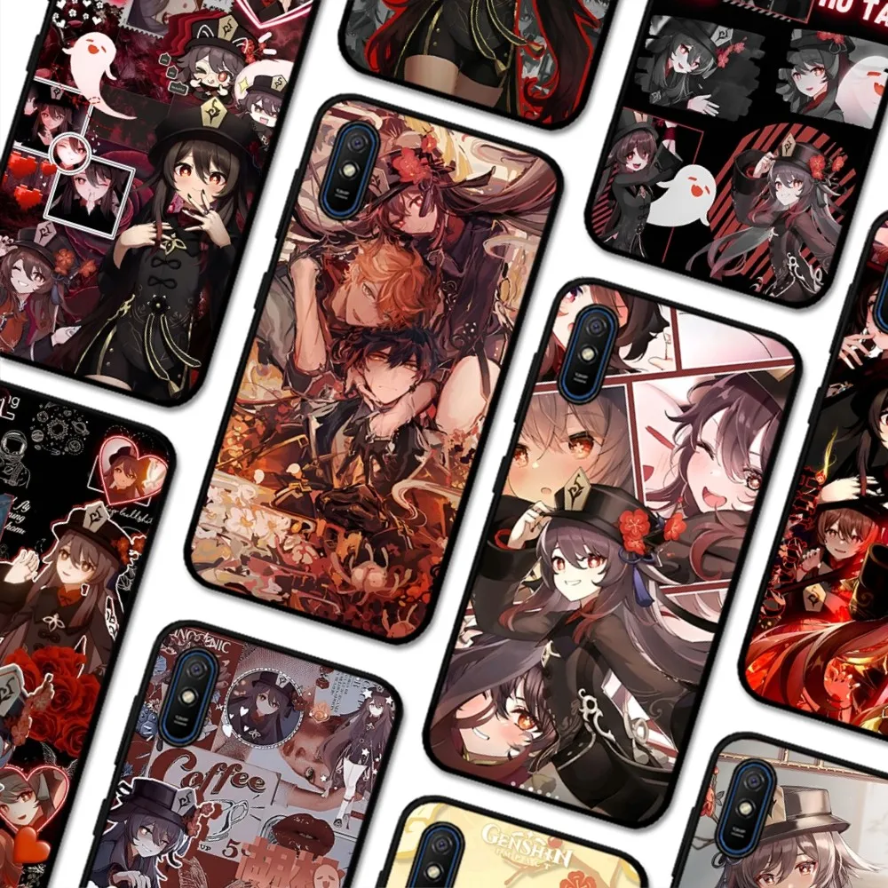 Genshin Hu Tao чехол для телефона Redmi 5 6 7 8 9 10 plus pro A GO K20 K30 K40 F3 Fundas