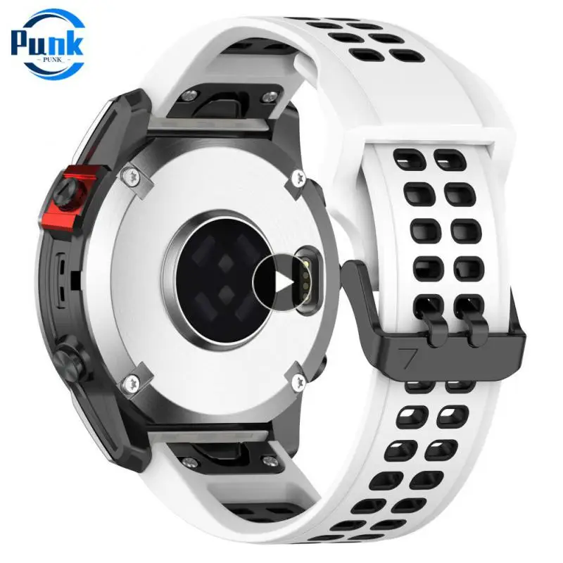 

Comfortable To Wear Sweat Proof Two-color Watch Strap Watch Strap For Garmin Fenix7/6/5 Breathable Breathable Watch Strap