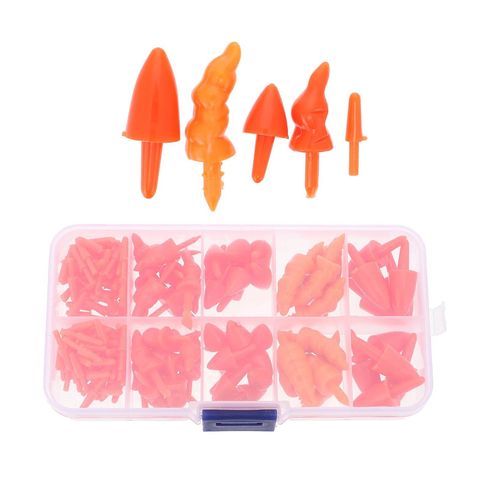 

Snowman Nose Noses Carrot Diy Toy Christmas Craft Mini Red Claus Santa Carrots Supplies Winter Accessories Crafts Kit Making