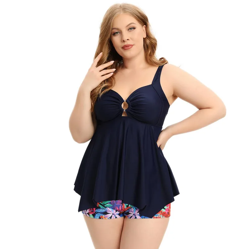 Костюм-двойка купальник 2023 женское пляжное платье облегающее платье-боксеры