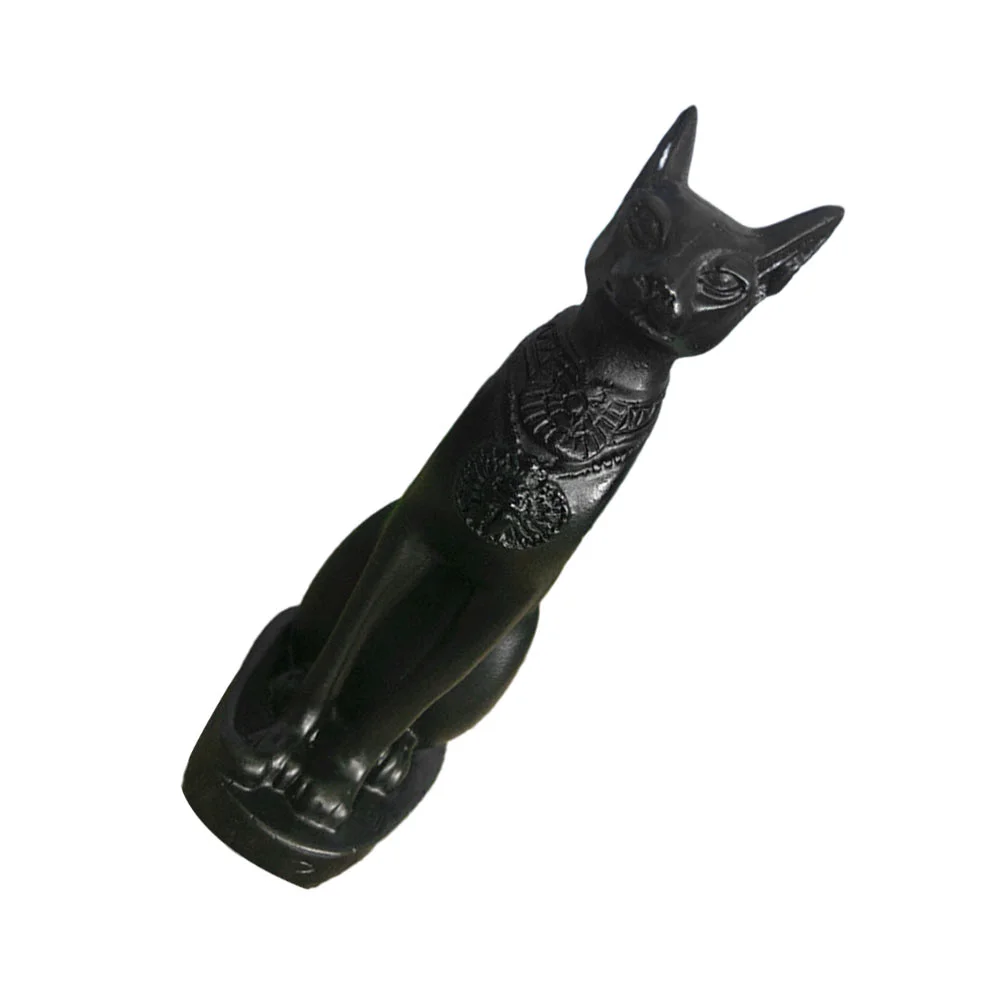 

Cat Egyptian Bastet Sculpture Figurine Statue Goddessegypt Resin Animal Golden Decor Home Ancient Figure Kitten God Bookshelf