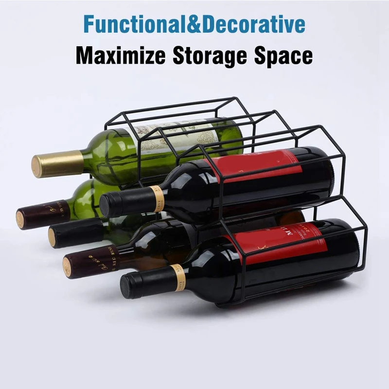 

Wine Racks Countertop Wine Rack Small Wine Rack Freestanding Floor Wine Holders Stands Black
